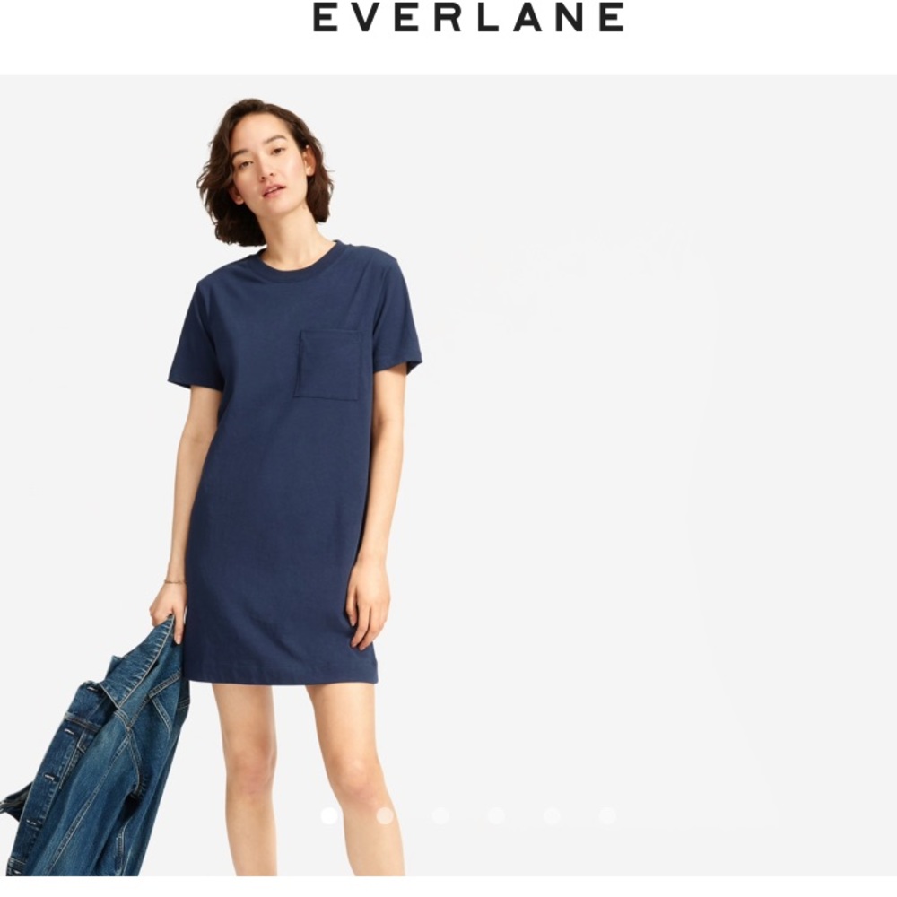 Everlane Navy Tee Dress NWT